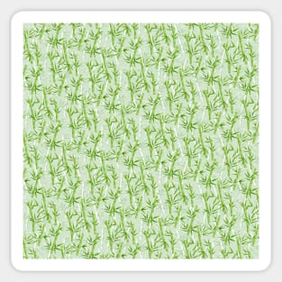 Green bamboos Sticker